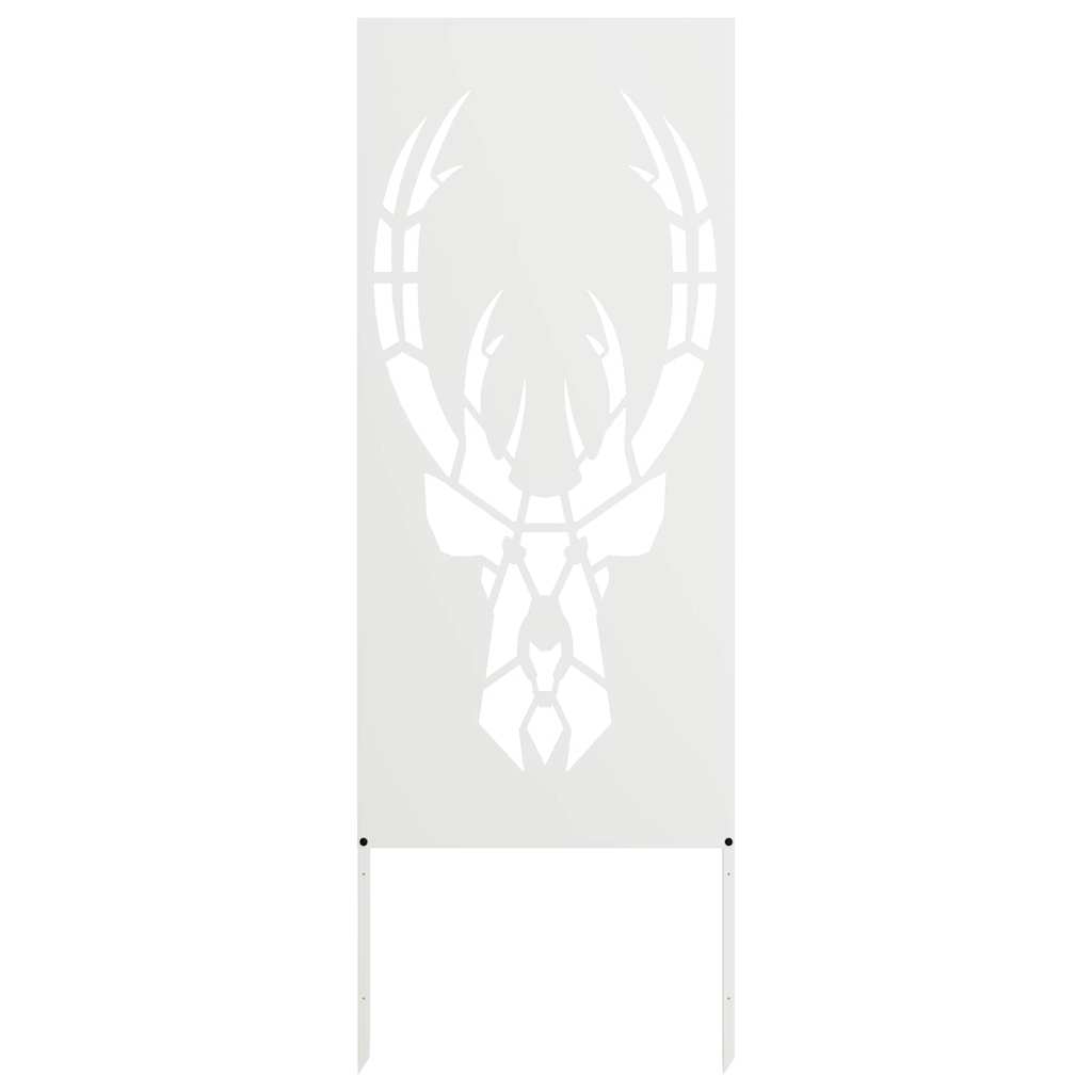 Garden Privacy Screen Animal Prints White 50 x 140 cm