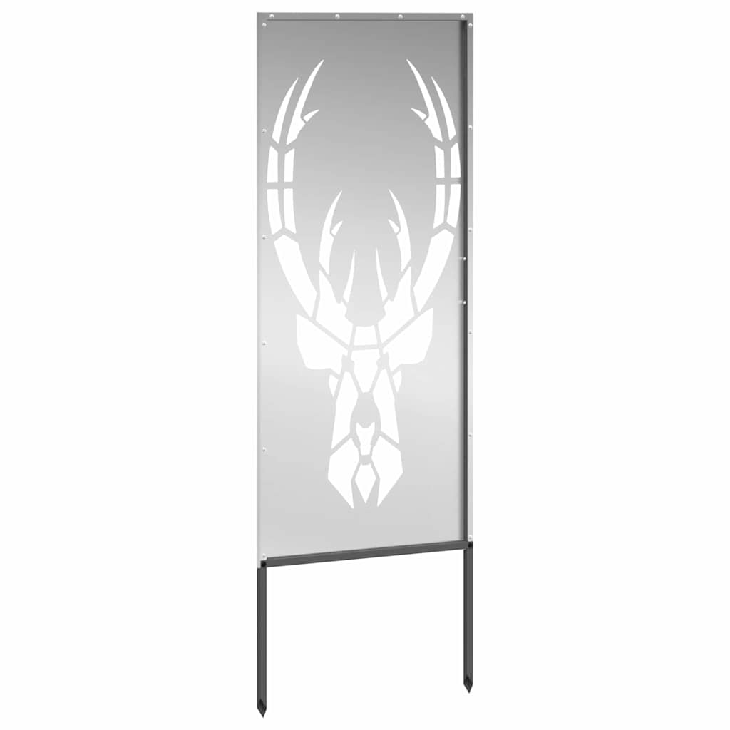 Dārza privātuma nodrošinātājs ar dzīvnieku rakstu, sudraba krāsā, 50 x 140 cm
