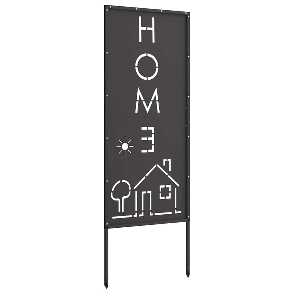 Sodo privatumo ekranas „Fretwork“ Juoda 50 x 140 cm
