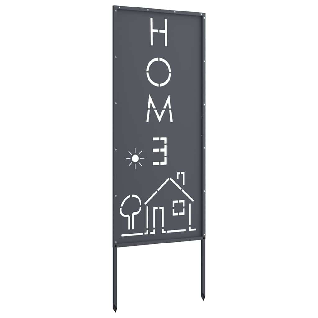 Sodo privatumo ekranas „Fretwork“ Antracitas 50 x 140 cm