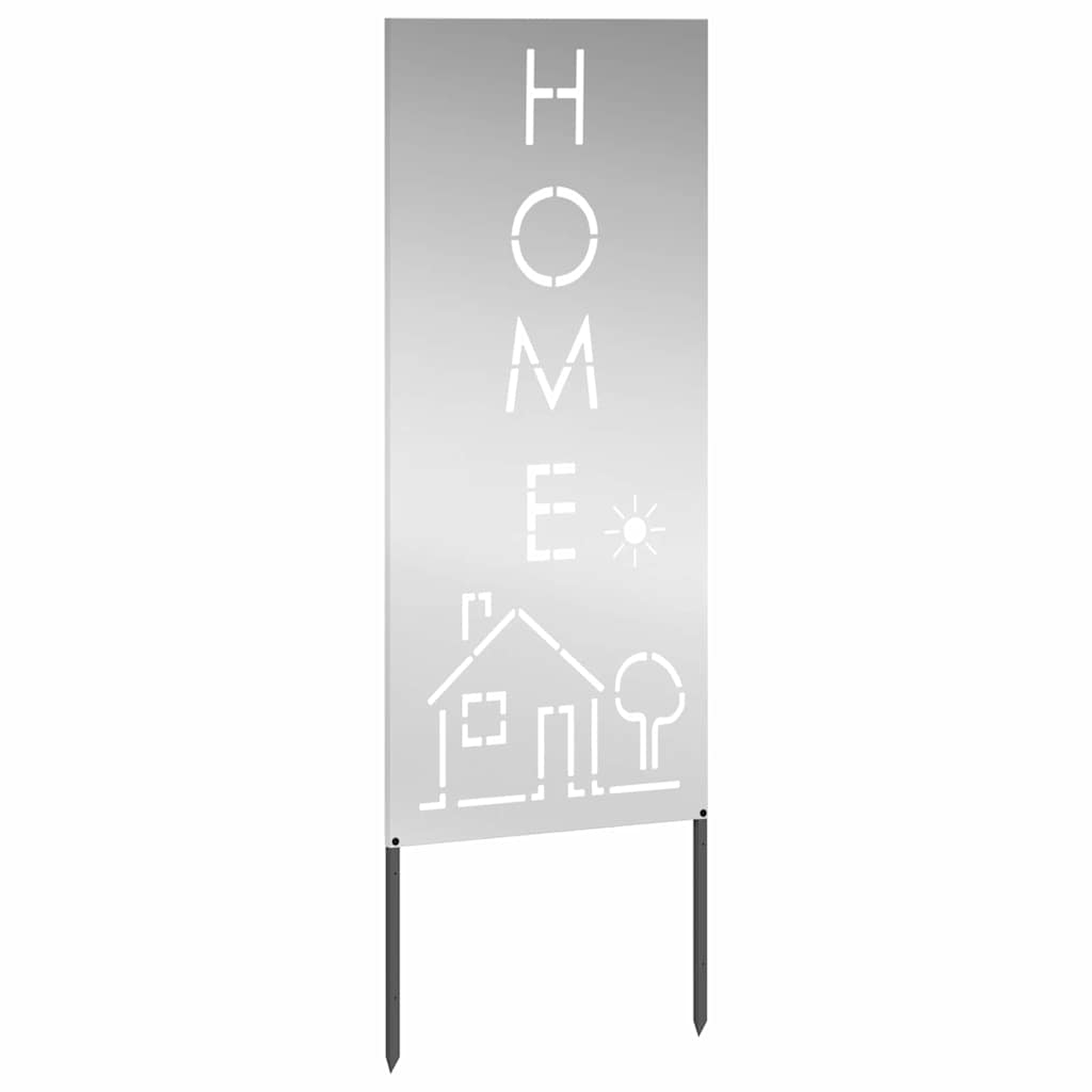 Sodo privatumo ekranas „Fretwork“ Sidabro 50 x 140 cm