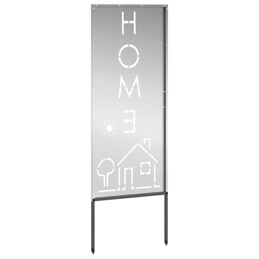 Sodo privatumo ekranas „Fretwork“ Sidabro 50 x 140 cm