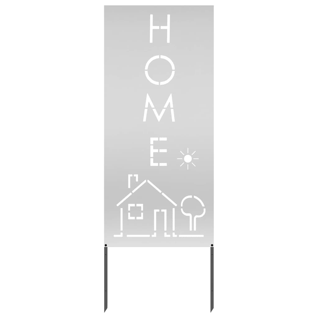 Sodo privatumo ekranas „Fretwork“ Sidabro 50 x 140 cm