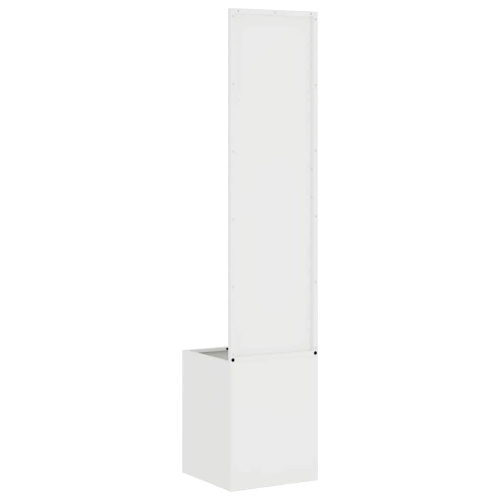 Sodo privatumo ekranas „Fretwork“ Balta 32 x 140 cm