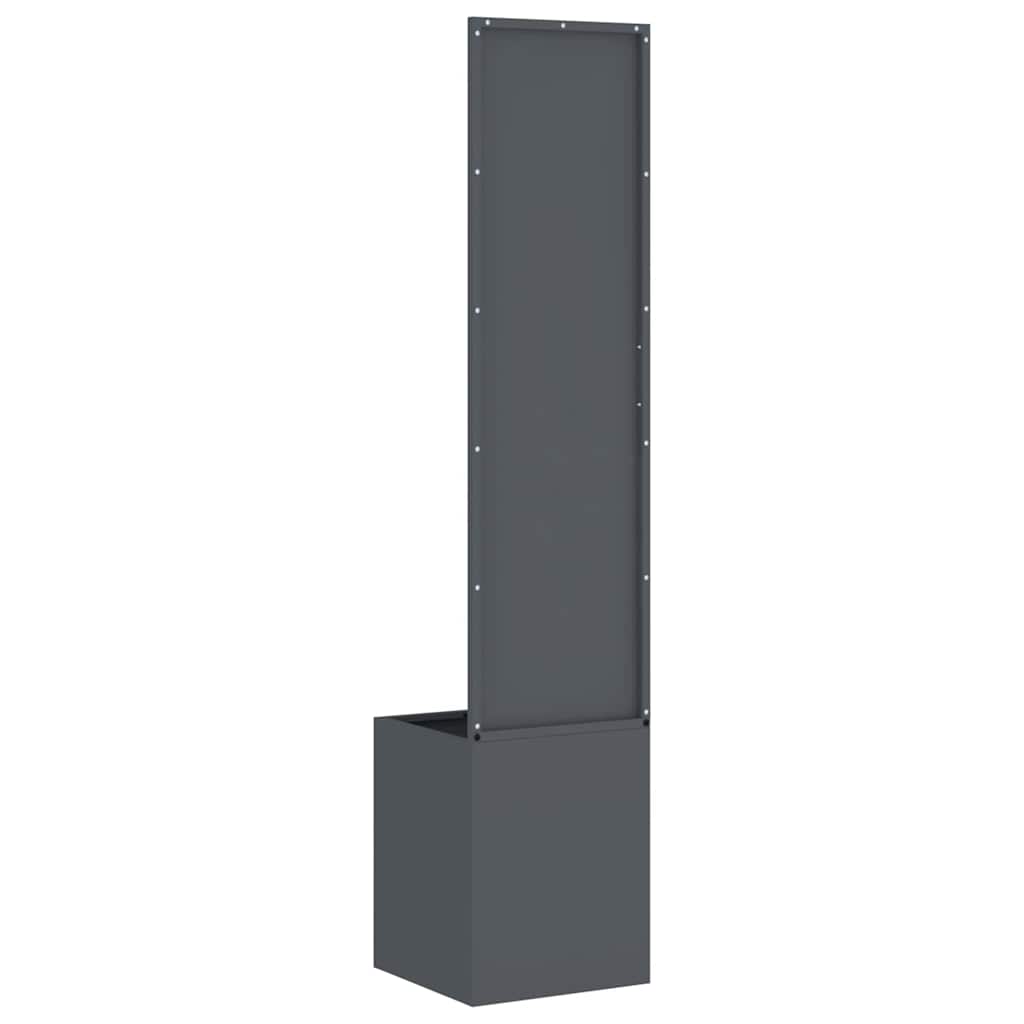 Garden privacy screen "Fretwork" Anthracite 32 x 140 cm
