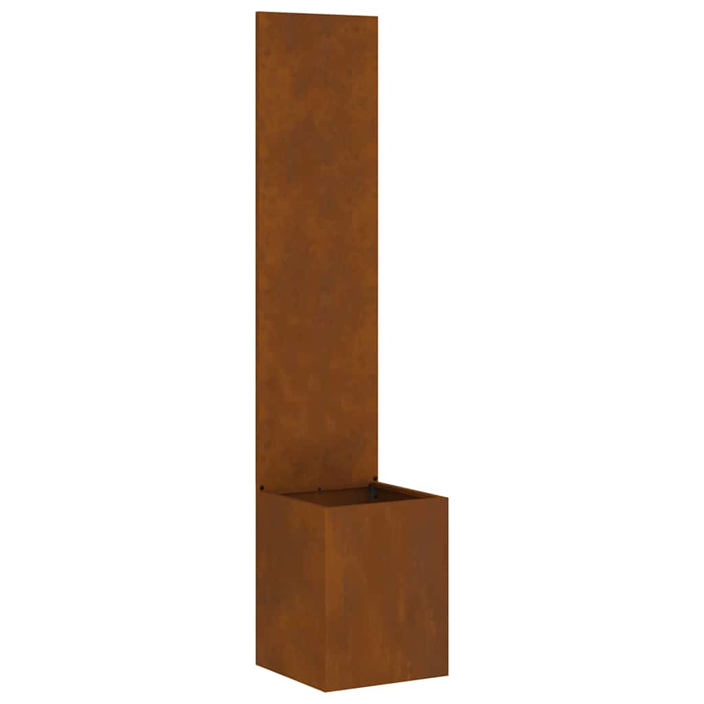 Sodo privatumo ekranas „Fretwork“ Rūdijanti 32 x 140 cm