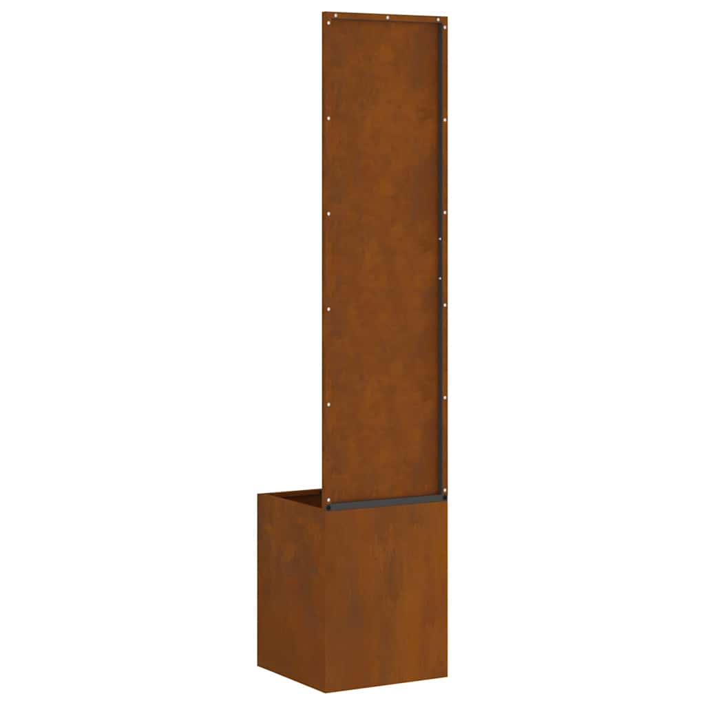 Sodo privatumo ekranas „Fretwork“ Rūdijanti 32 x 140 cm