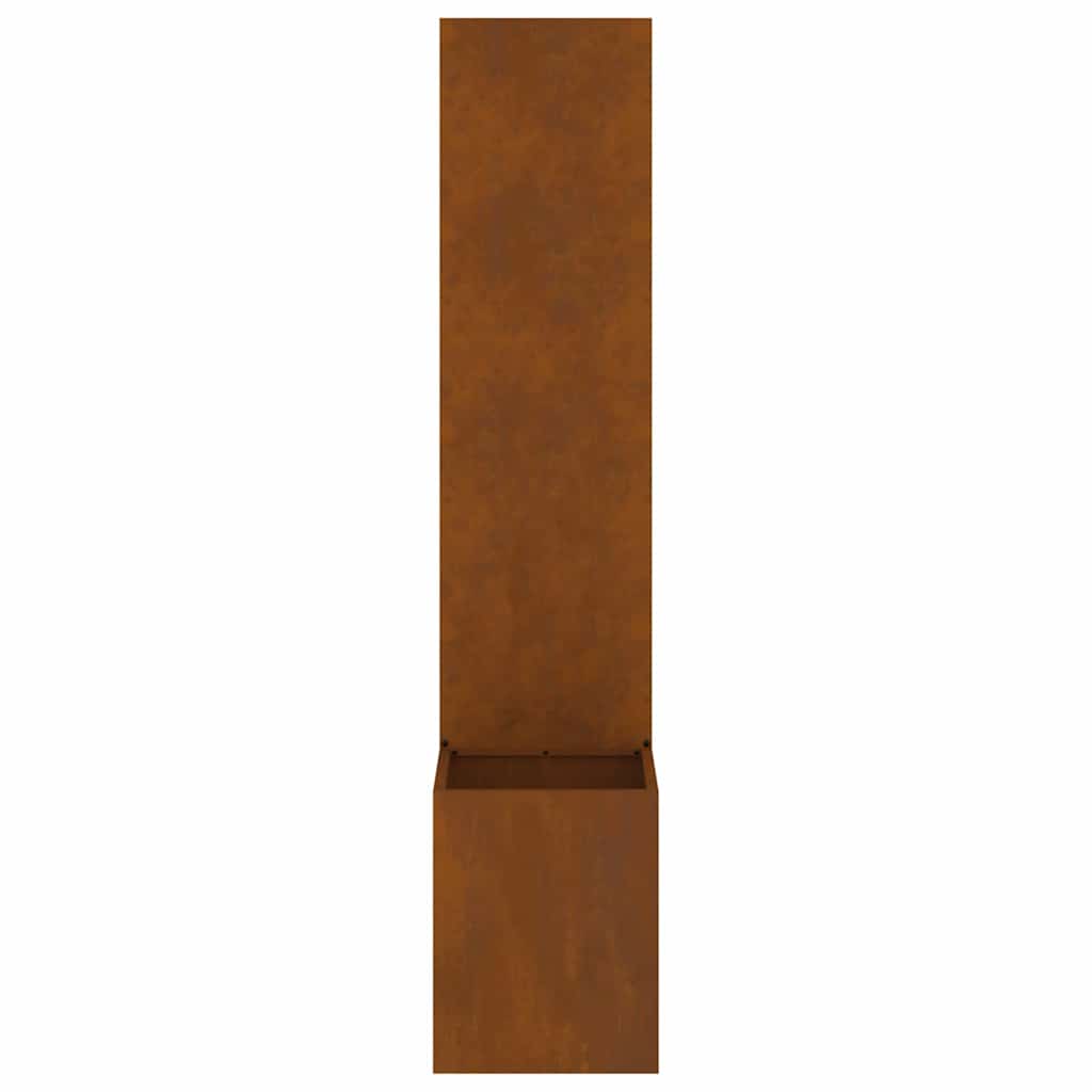 Sodo privatumo ekranas „Fretwork“ Rūdijanti 32 x 140 cm