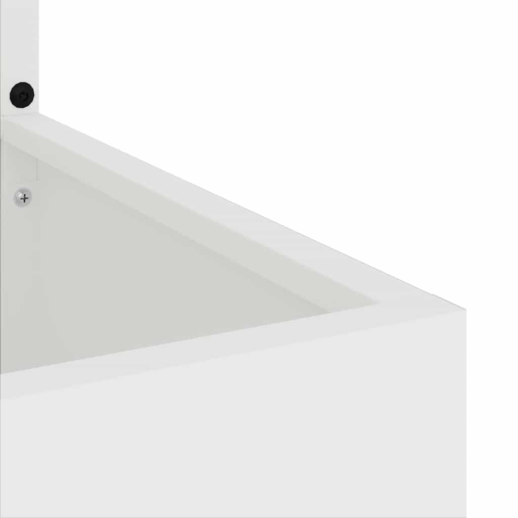 Sodo privatumo ekranas Gėlių Balta 32 x 140 cm