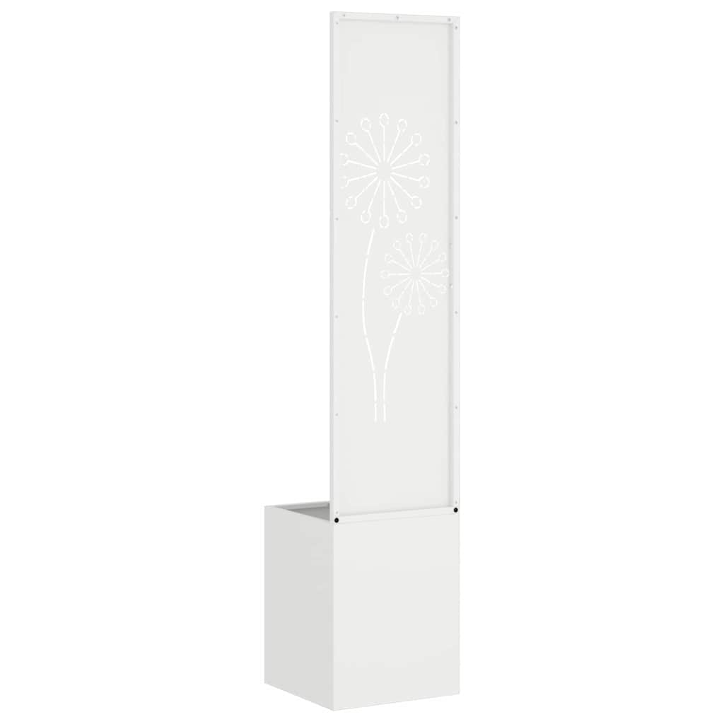 Sodo privatumo ekranas „Fretwork“ Balta 32 x 140 cm