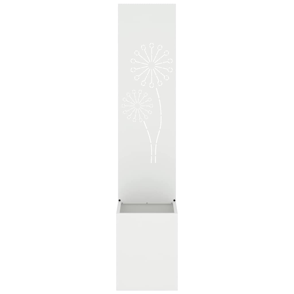 Sodo privatumo ekranas „Fretwork“ Balta 32 x 140 cm