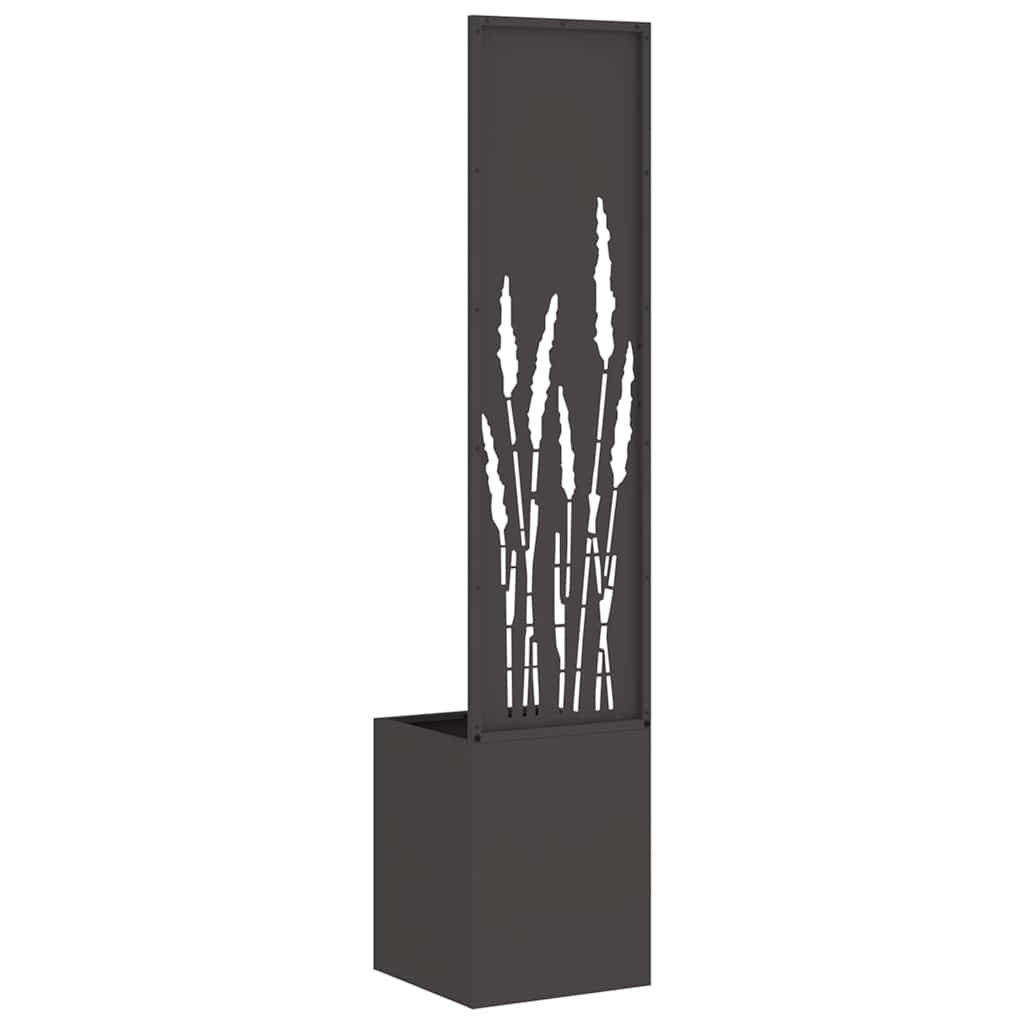 Sodo privatumo ekranas „Fretwork“ Juoda 32 x 140 cm