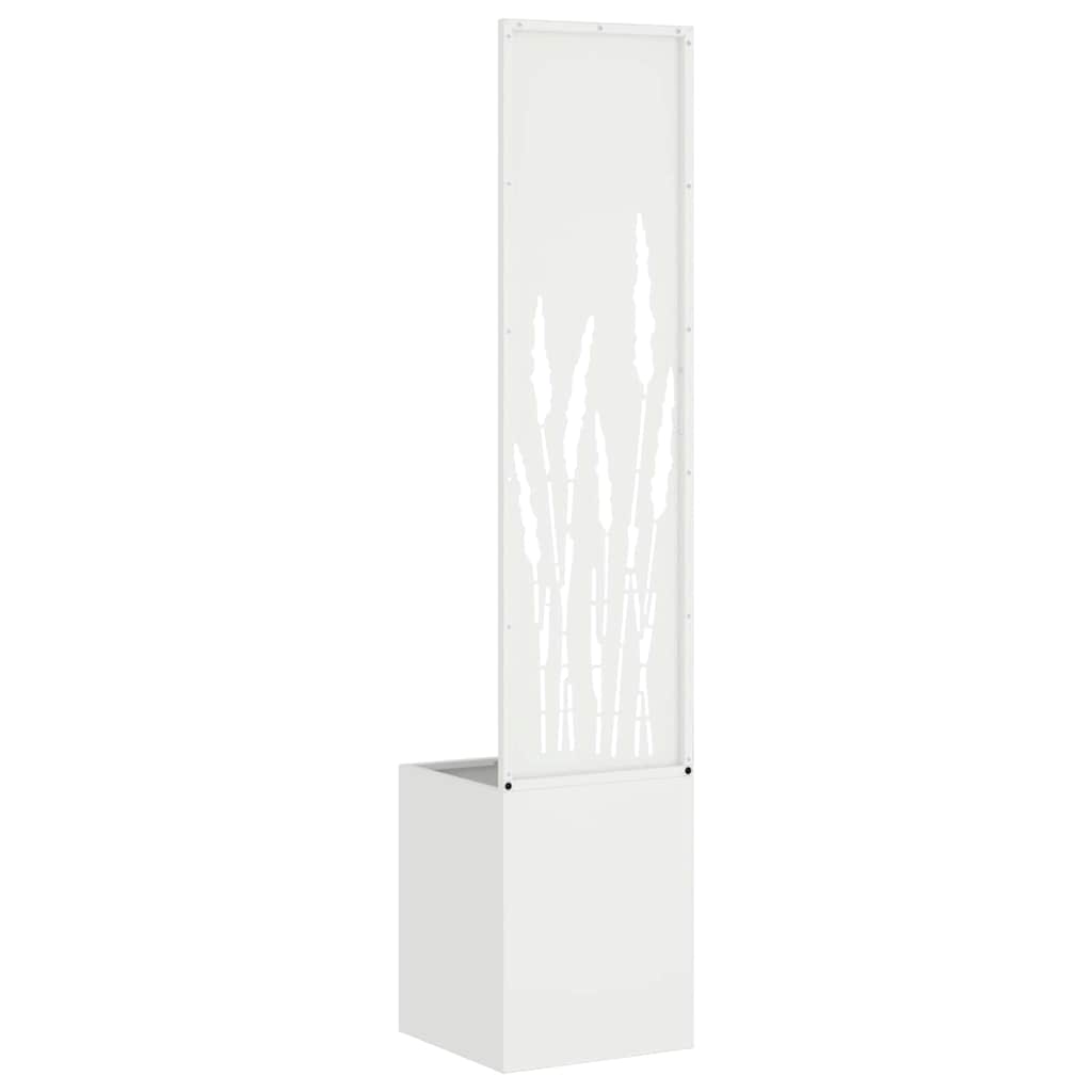 Sodo privatumo ekranas „Fretwork“ Balta 32 x 140 cm