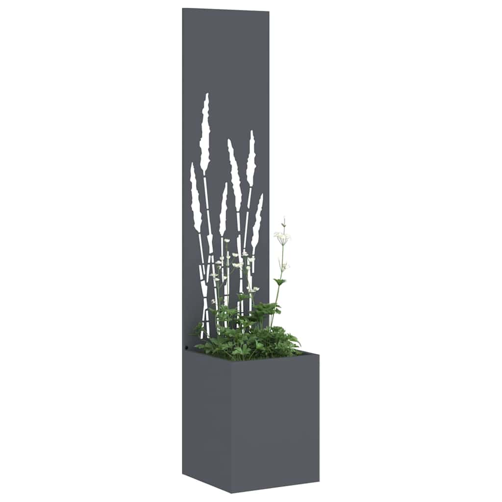 Sodo privatumo ekranas „Fretwork“ Antracitas 32 x 140 cm
