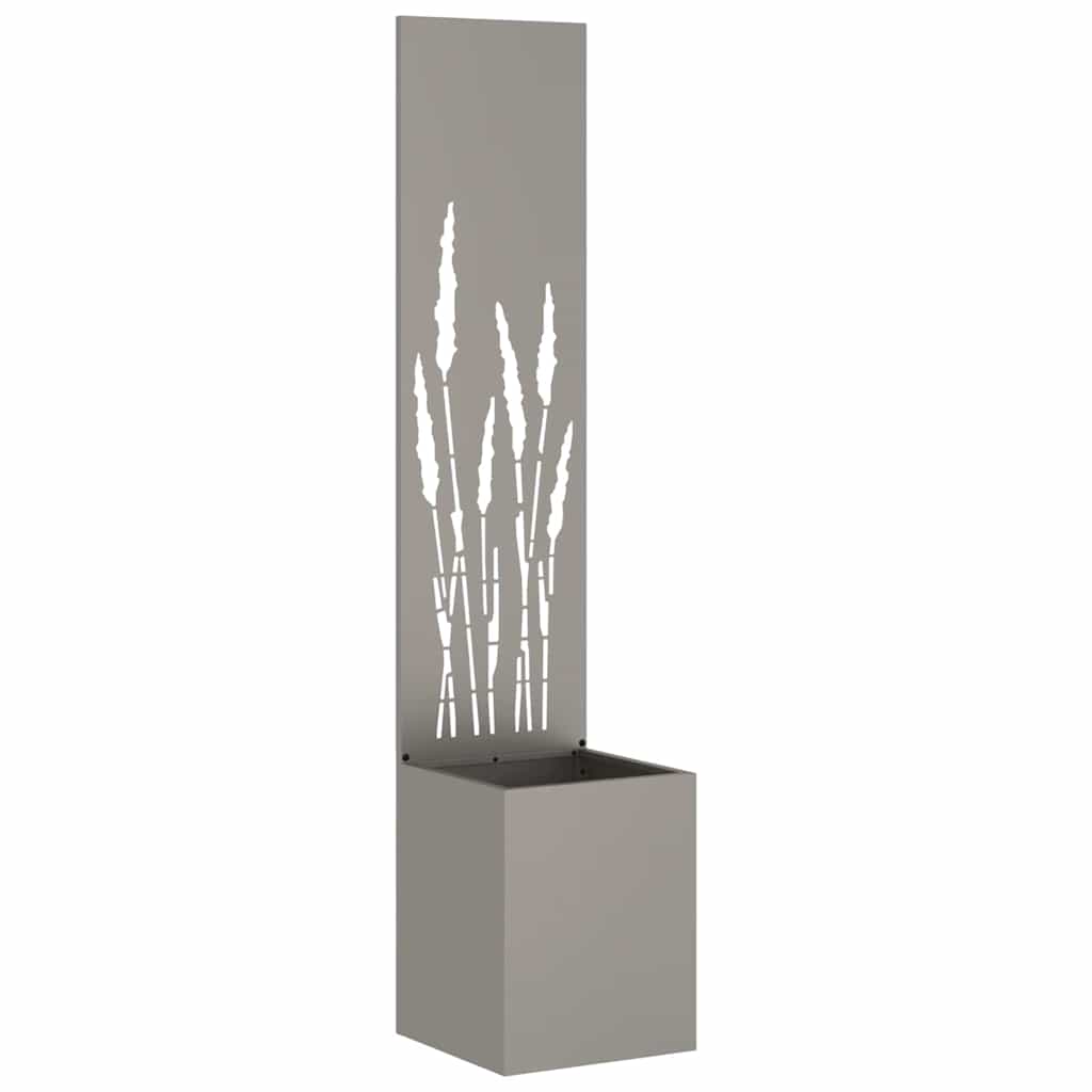 Sodo privatumo ekranas „Fretwork“ Rūdijanti 32 x 140 cm