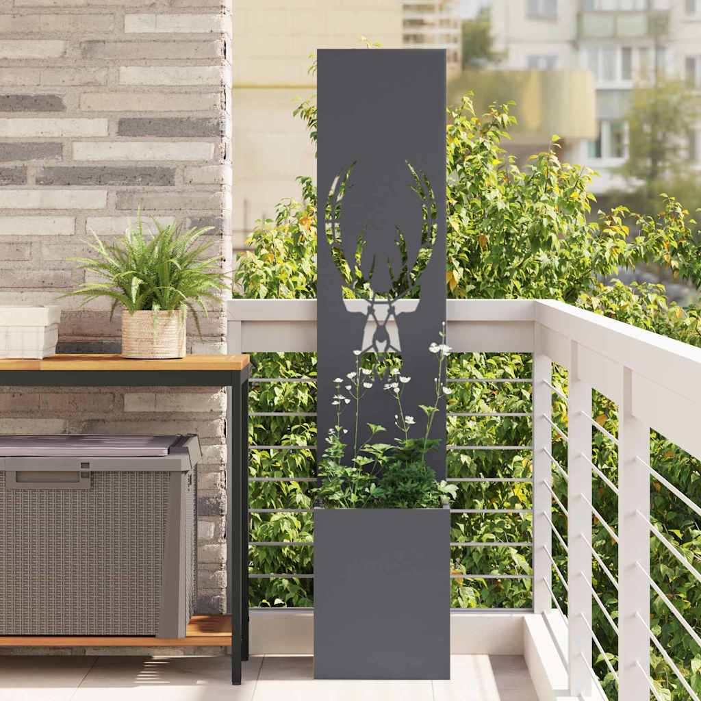Garden Privacy Screen Animal Patterns Anthracite 32 x 140 cm