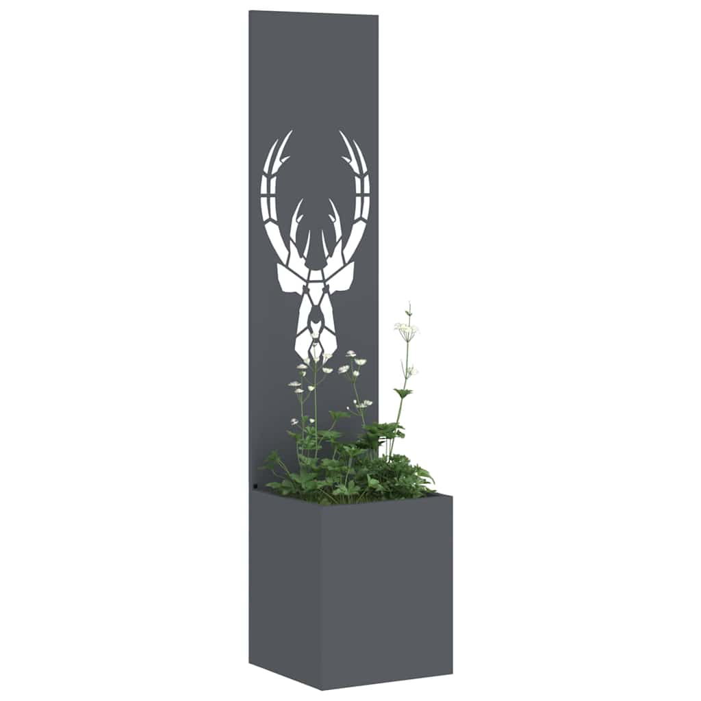 Garden Privacy Screen Animal Patterns Anthracite 32 x 140 cm