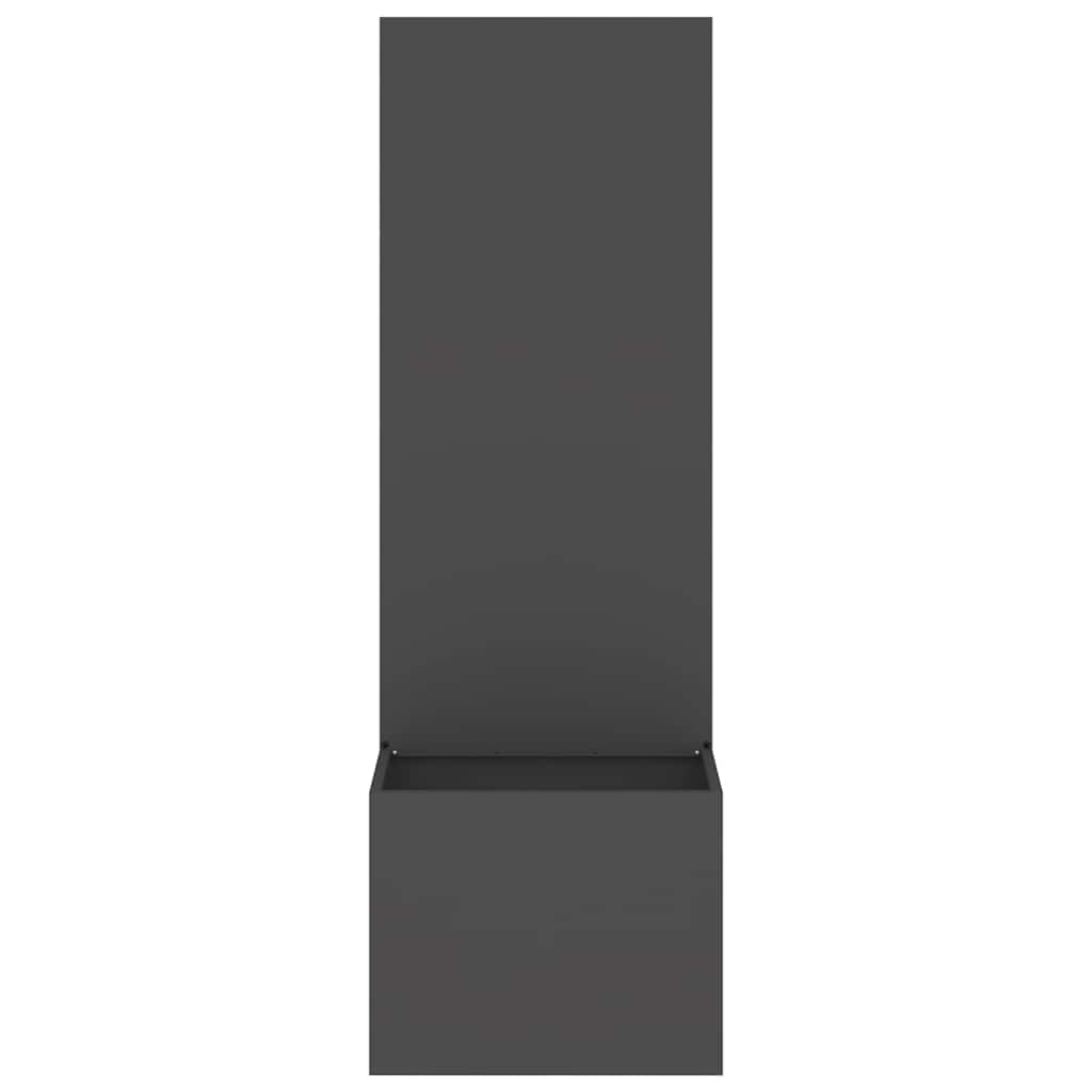 Dārza privātuma ekrāns „Fretwork“ melns 50 x 140 cm