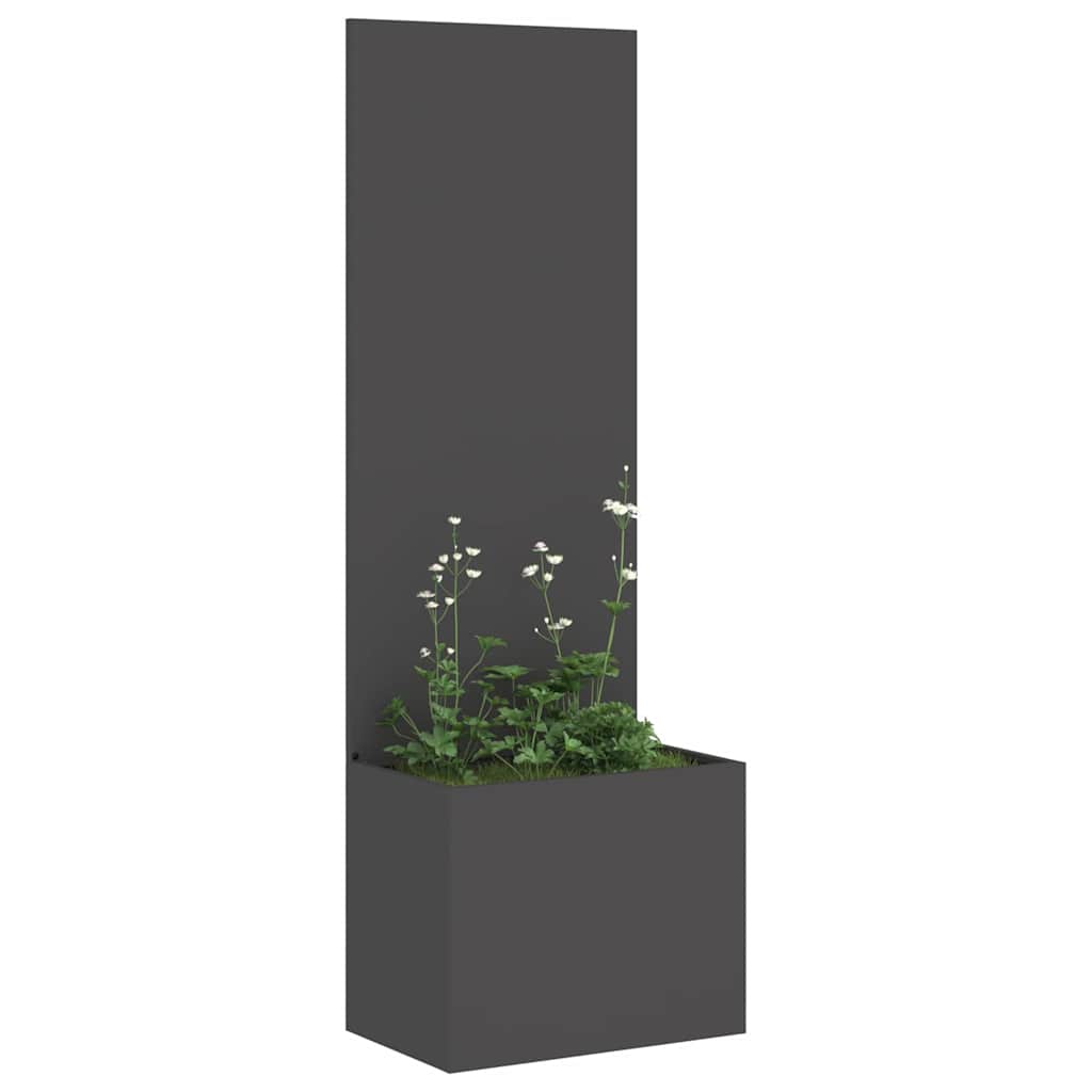Dārza privātuma ekrāns „Fretwork“ melns 50 x 140 cm