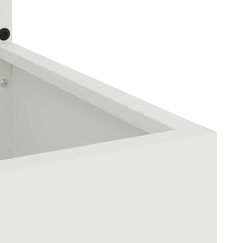 Sodo privatumo ekranas „Fretwork“ Balta 50 x 140 cm