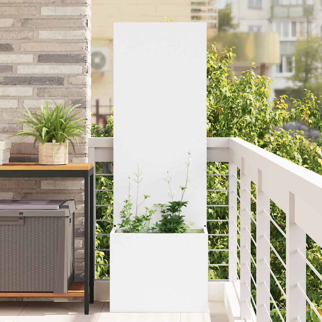 Sodo privatumo ekranas „Fretwork“ Balta 50 x 140 cm