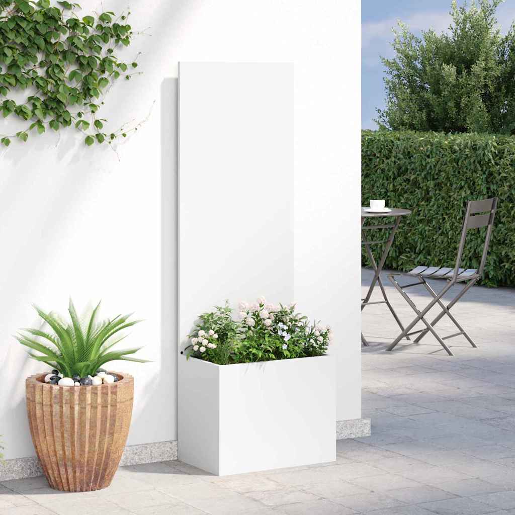 Sodo privatumo ekranas „Fretwork“ Balta 50 x 140 cm