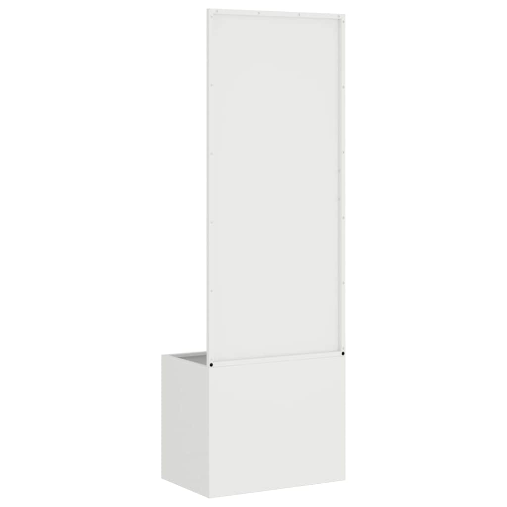 Sodo privatumo ekranas „Fretwork“ Balta 50 x 140 cm
