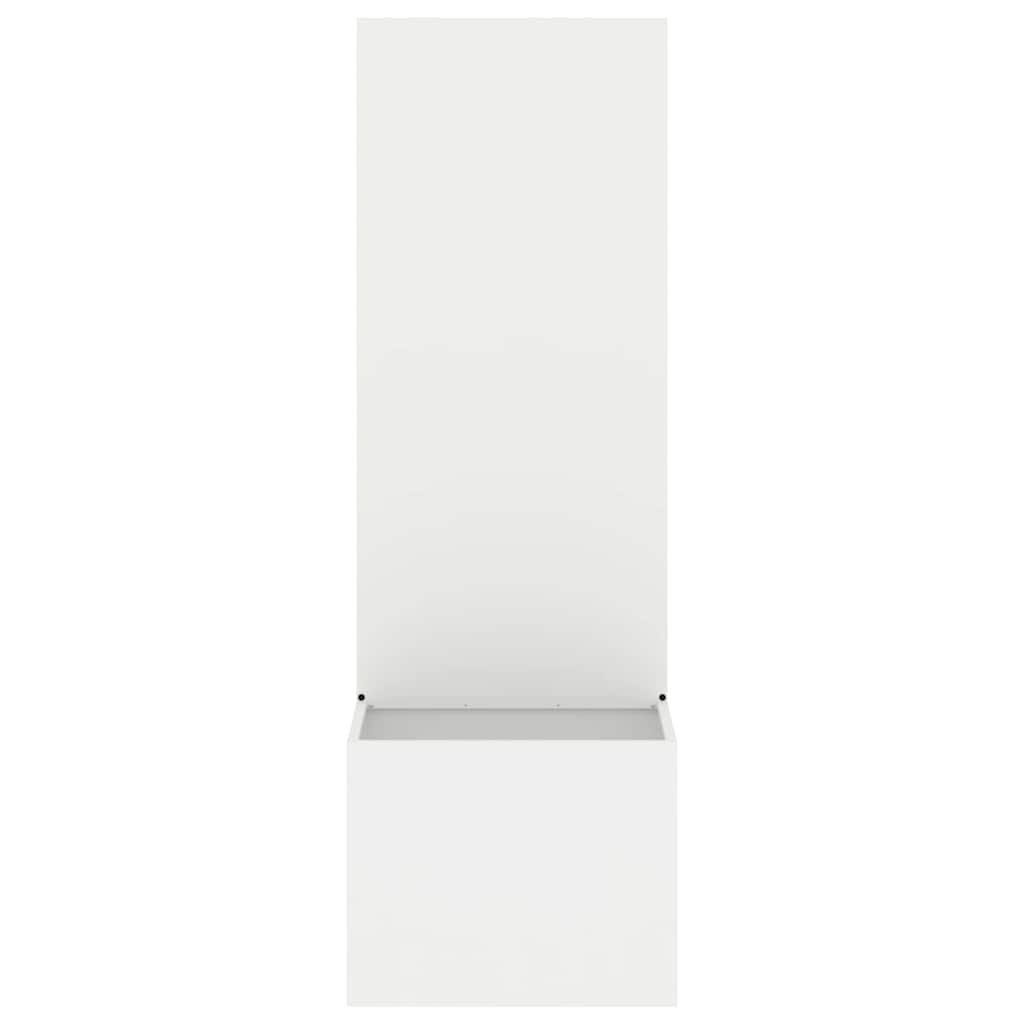 Sodo privatumo ekranas „Fretwork“ Balta 50 x 140 cm