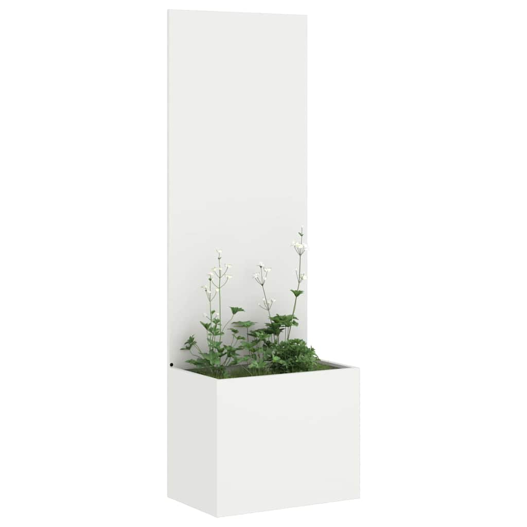 Sodo privatumo ekranas „Fretwork“ Balta 50 x 140 cm