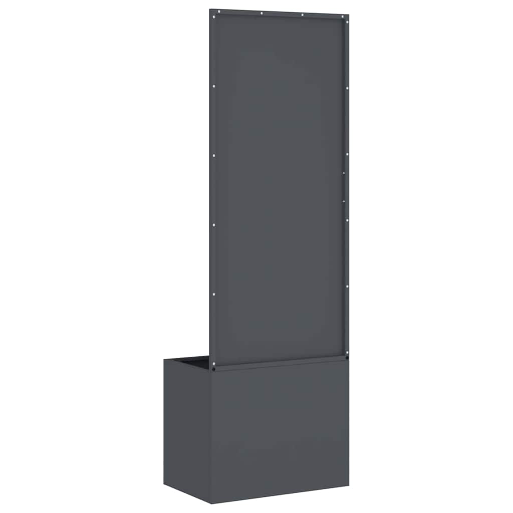 Garden Privacy Screen "Fretwork" Anthracite 50 x 140 cm