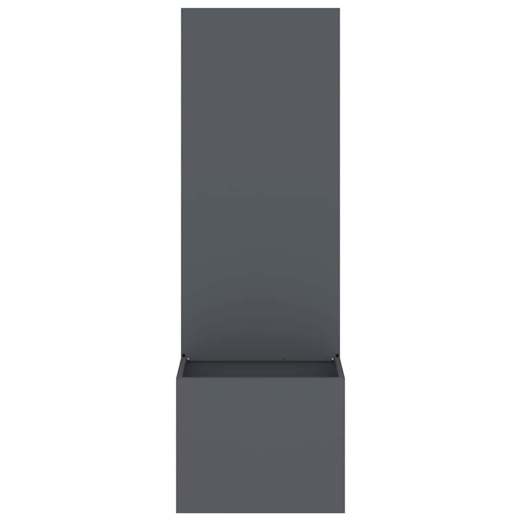 Garden Privacy Screen "Fretwork" Anthracite 50 x 140 cm