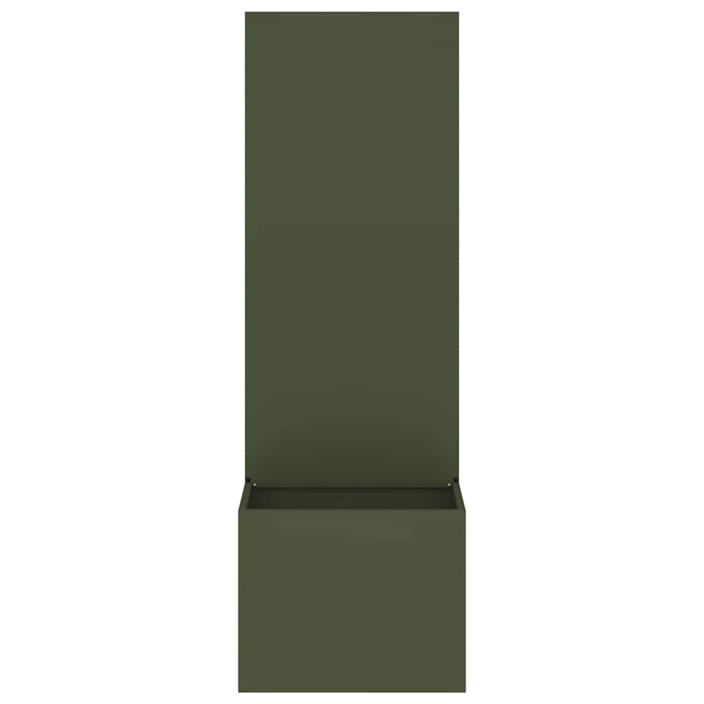 Sodo privatumo ekranas „Fretwork“ Alyvuogių žalia 50 x 140 cm