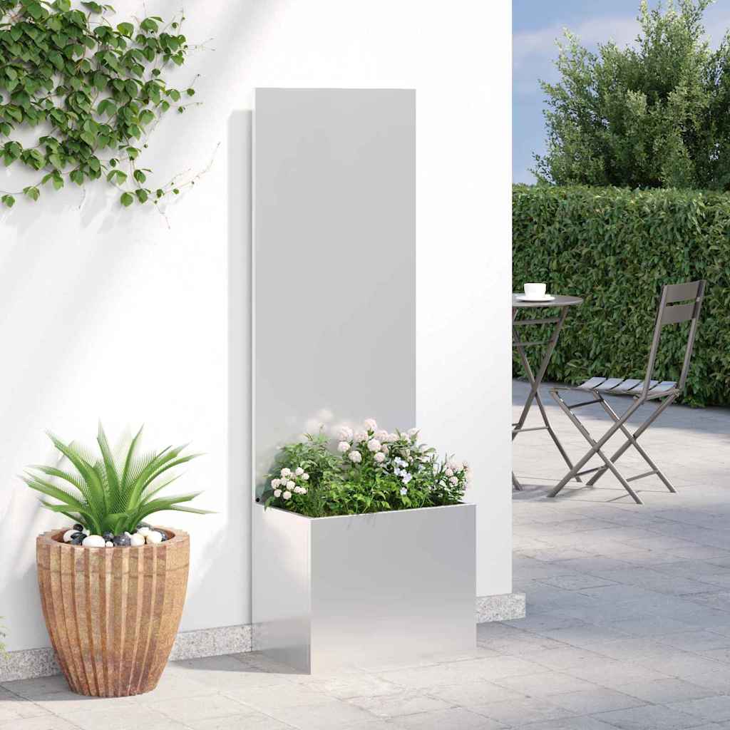 Dārza privātuma ekrāns "Fretwork" Sudraba 50 x 140 cm