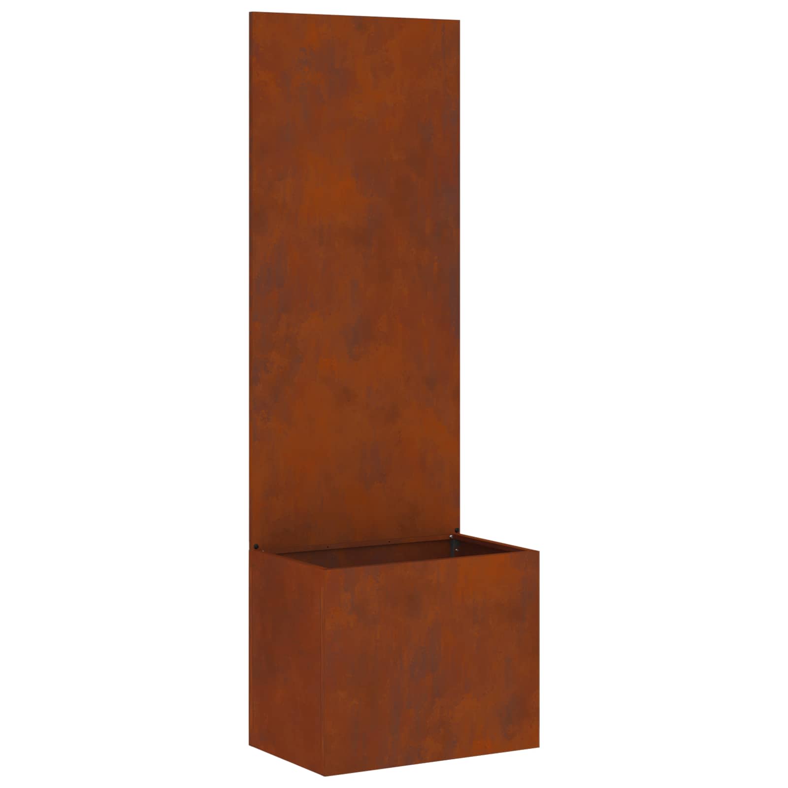 Sodo privatumo ekranas „Fretwork“ Rūdijanti 50 x 140 cm