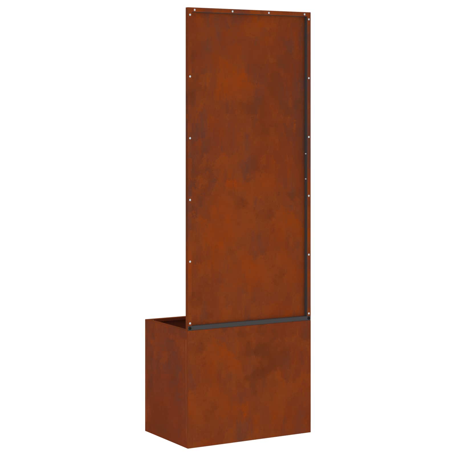 Sodo privatumo ekranas „Fretwork“ Rūdijanti 50 x 140 cm