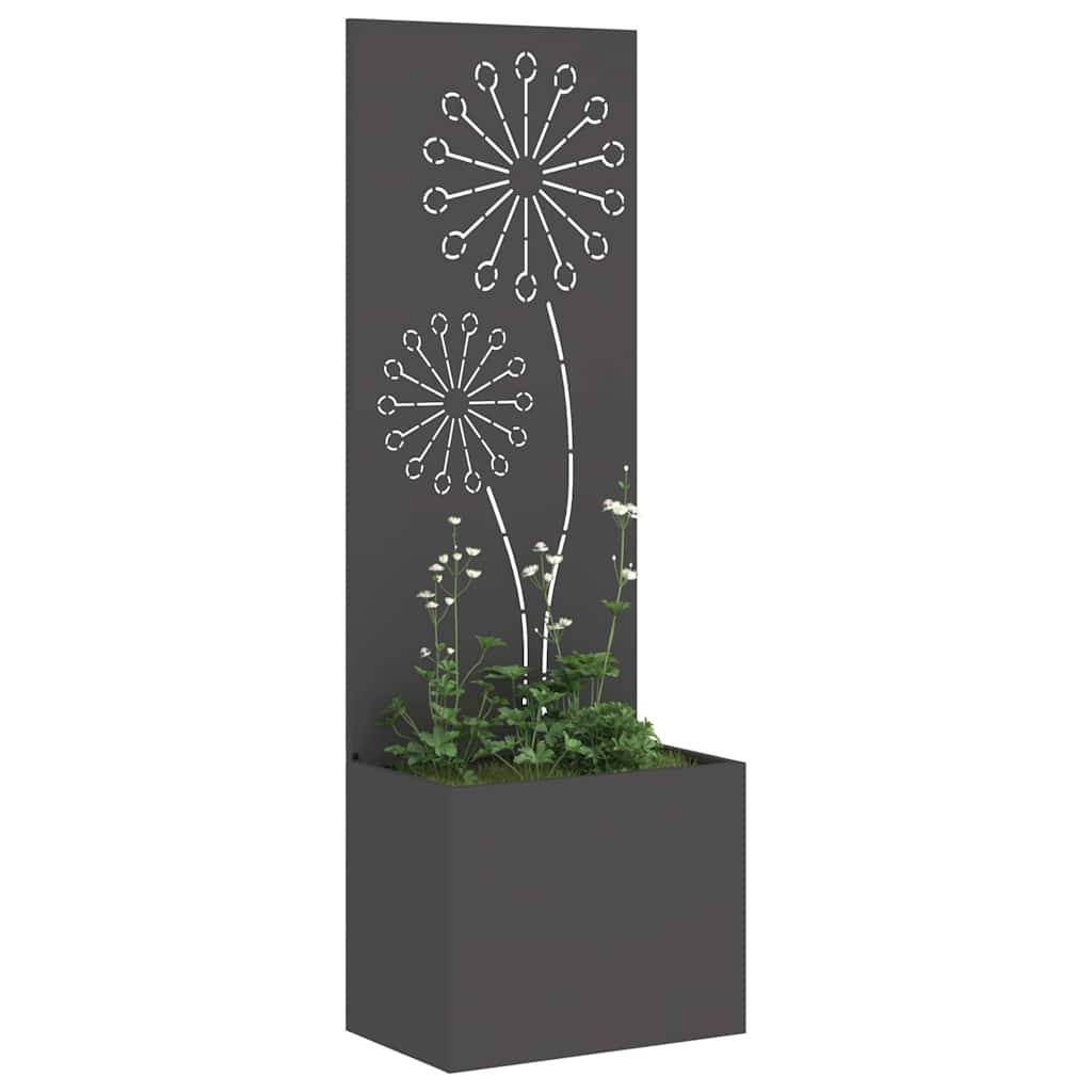 Sodo privatumo ekranas „Fretwork“ Juoda 50 x 140 cm