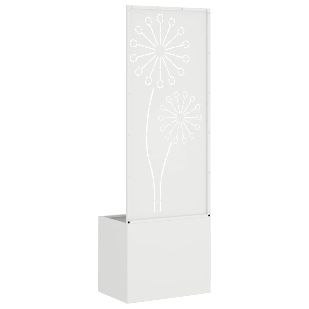 Sodo privatumo ekranas „Fretwork“ Balta 50 x 140 cm