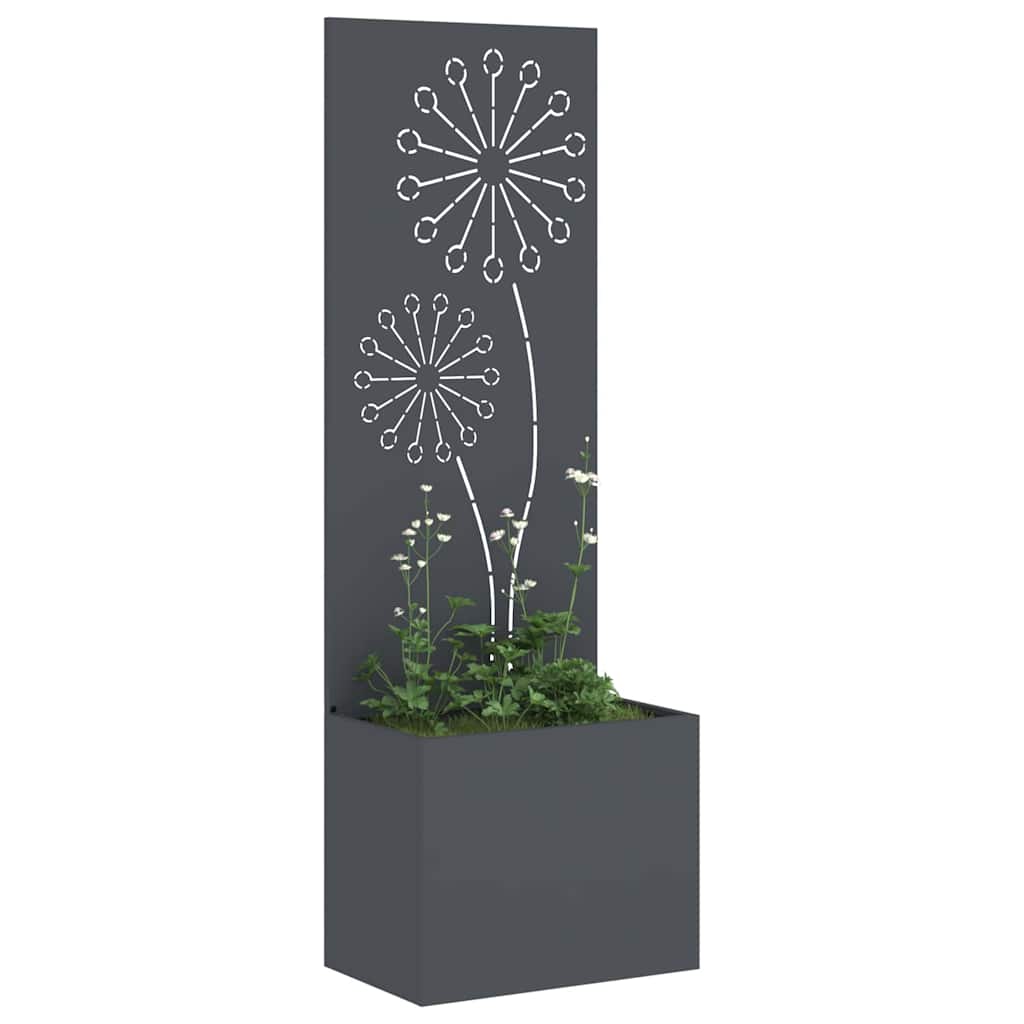 Sodo privatumo ekranas „Fretwork“ Antracitas 50 x 150 cm
