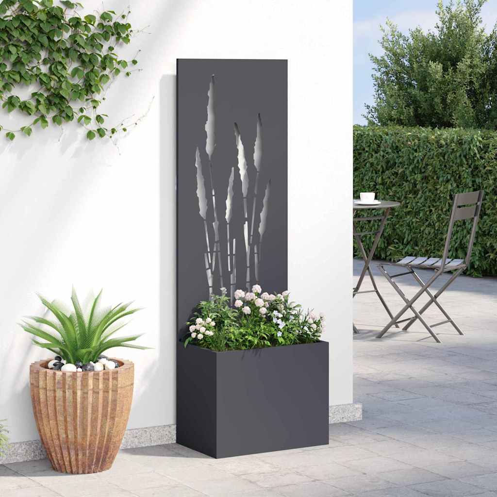 Sodo privatumo ekranas „Fretwork“ Antracitas 50 x 150 cm