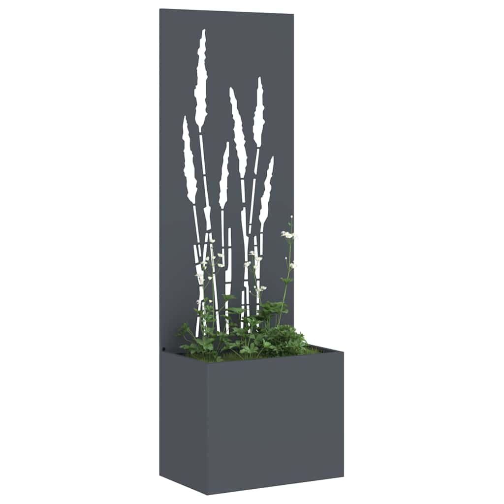 Sodo privatumo ekranas „Fretwork“ Antracitas 50 x 150 cm
