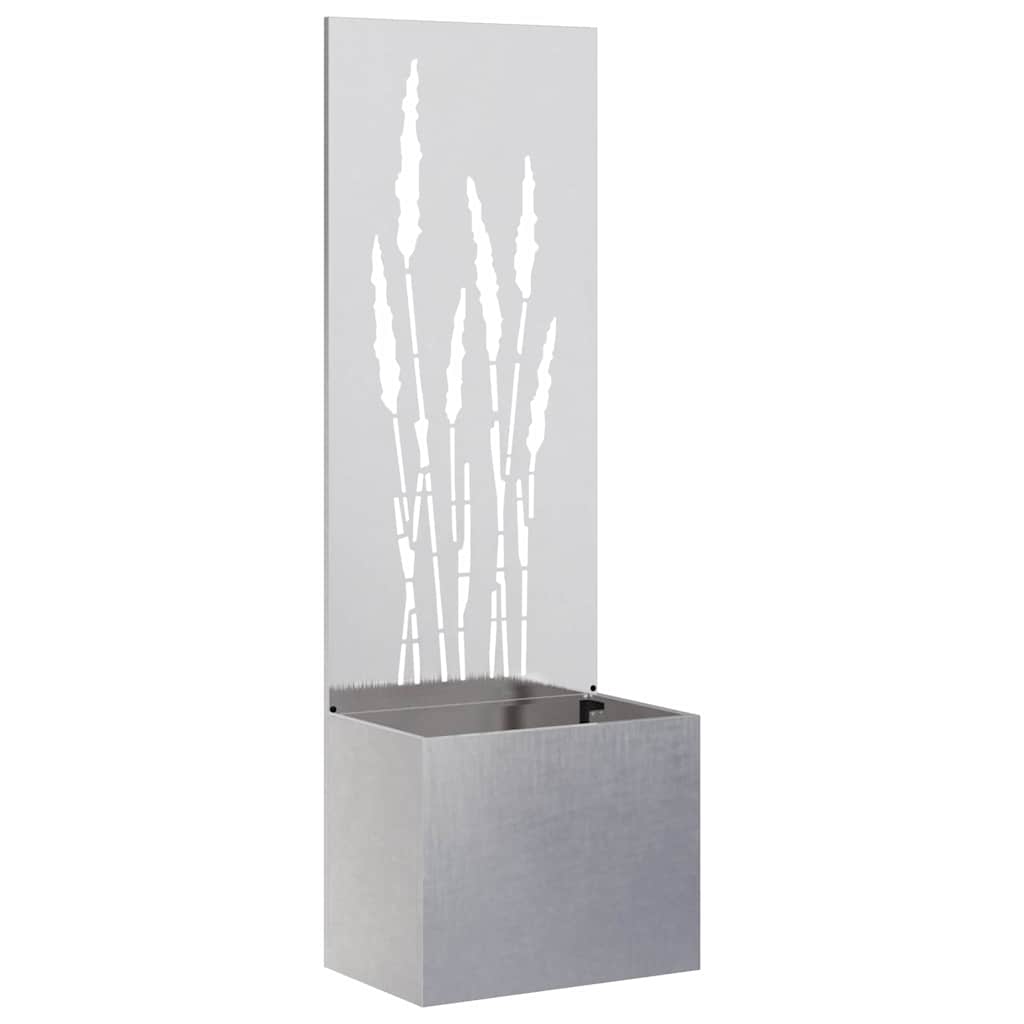 Sodo privatumo ekranas „Fretwork“ Sidabrinė 50 x 140 cm