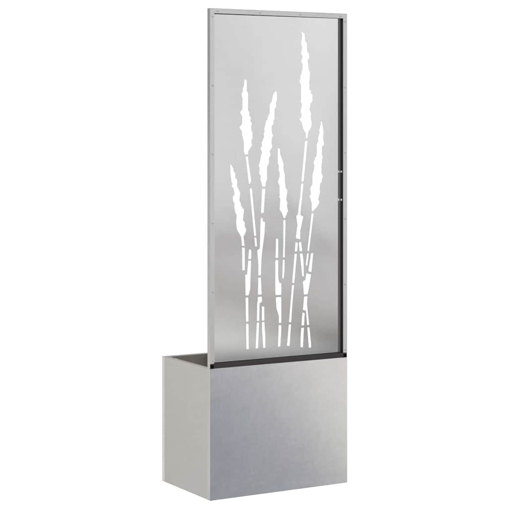 Sodo privatumo ekranas „Fretwork“ Sidabrinė 50 x 140 cm