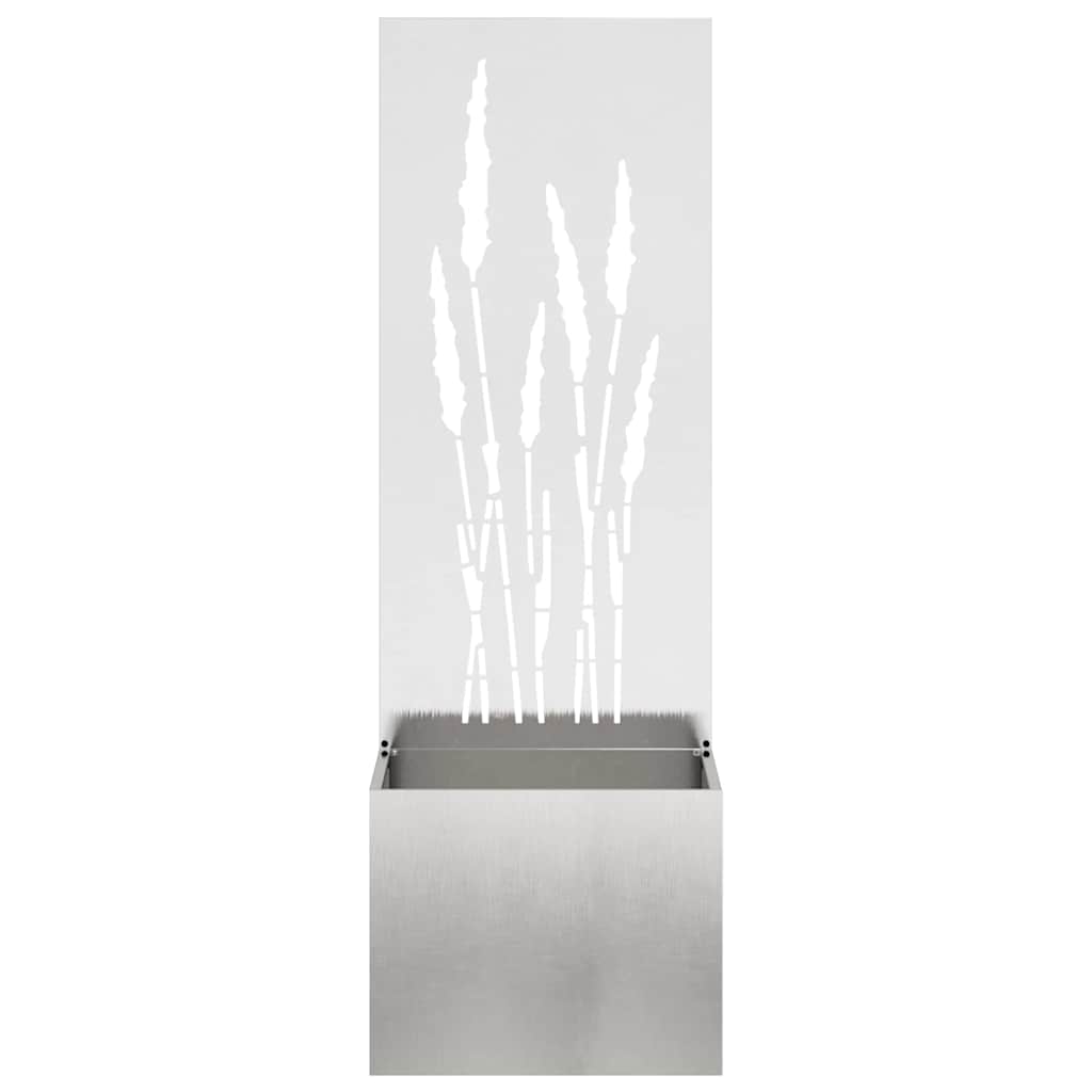 Sodo privatumo ekranas „Fretwork“ Sidabrinė 50 x 140 cm