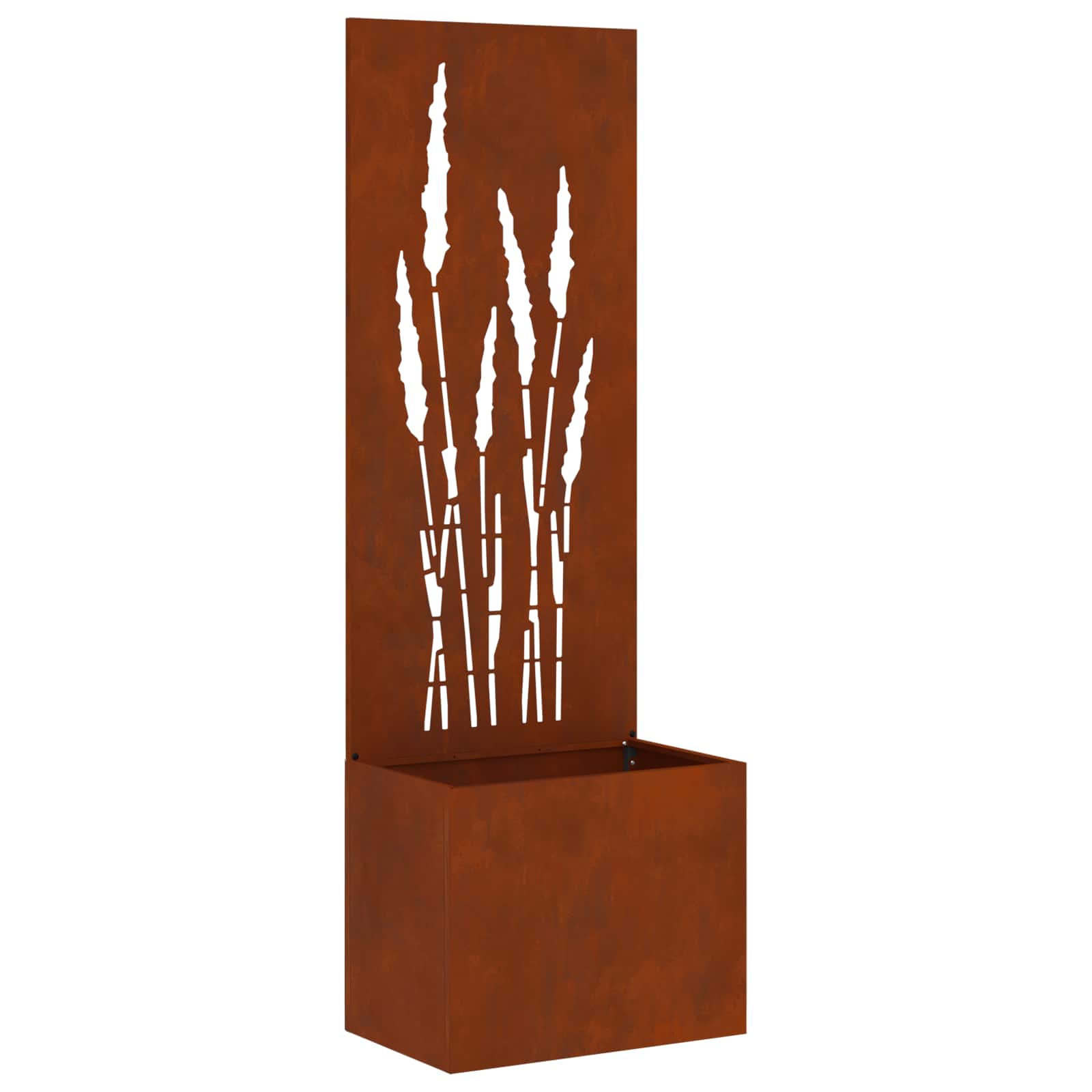 Sodo privatumo ekranas „Fretwork“ Rūdijanti 50 x 32 x 150 cm