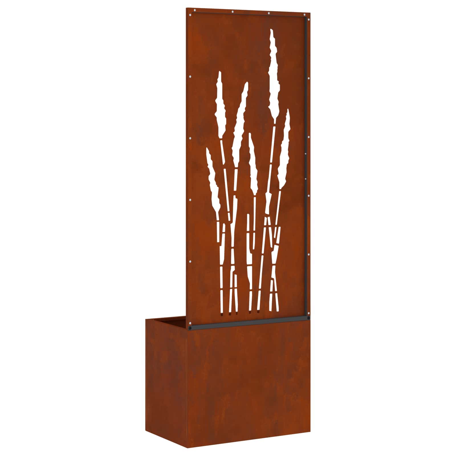 Sodo privatumo ekranas „Fretwork“ Rūdijanti 50 x 32 x 150 cm