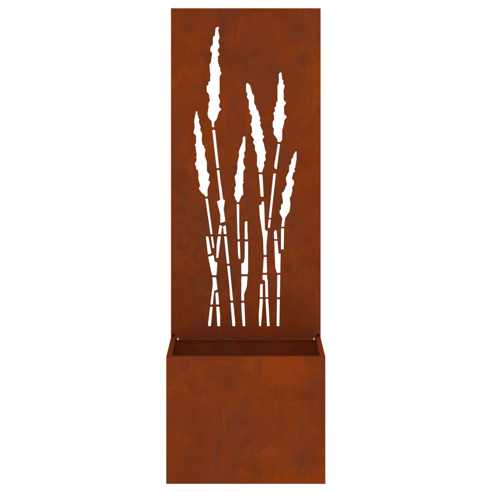 Sodo privatumo ekranas „Fretwork“ Rūdijanti 50 x 32 x 150 cm