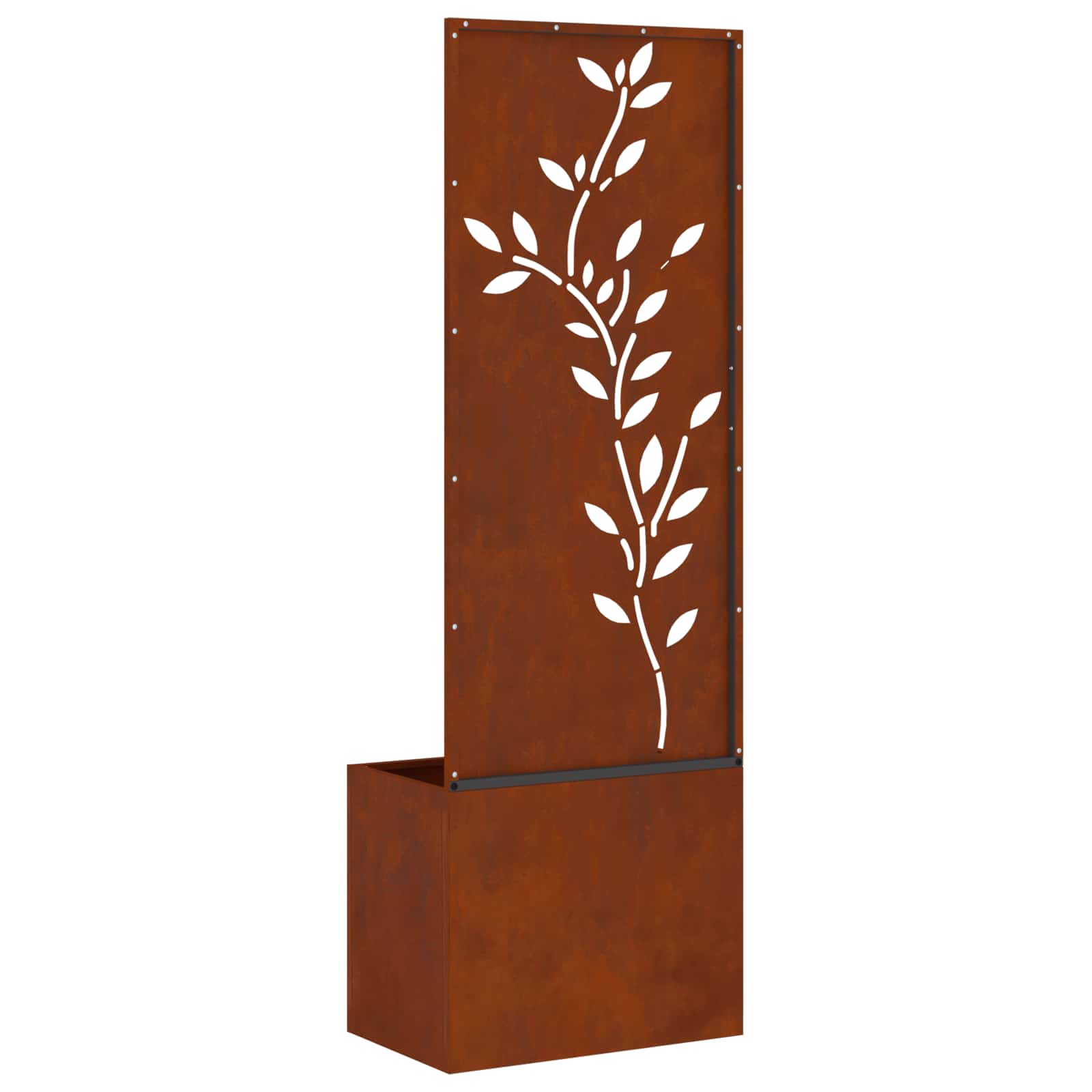 Garden Privacy Screen Flower Rusting 50 x 140 cm