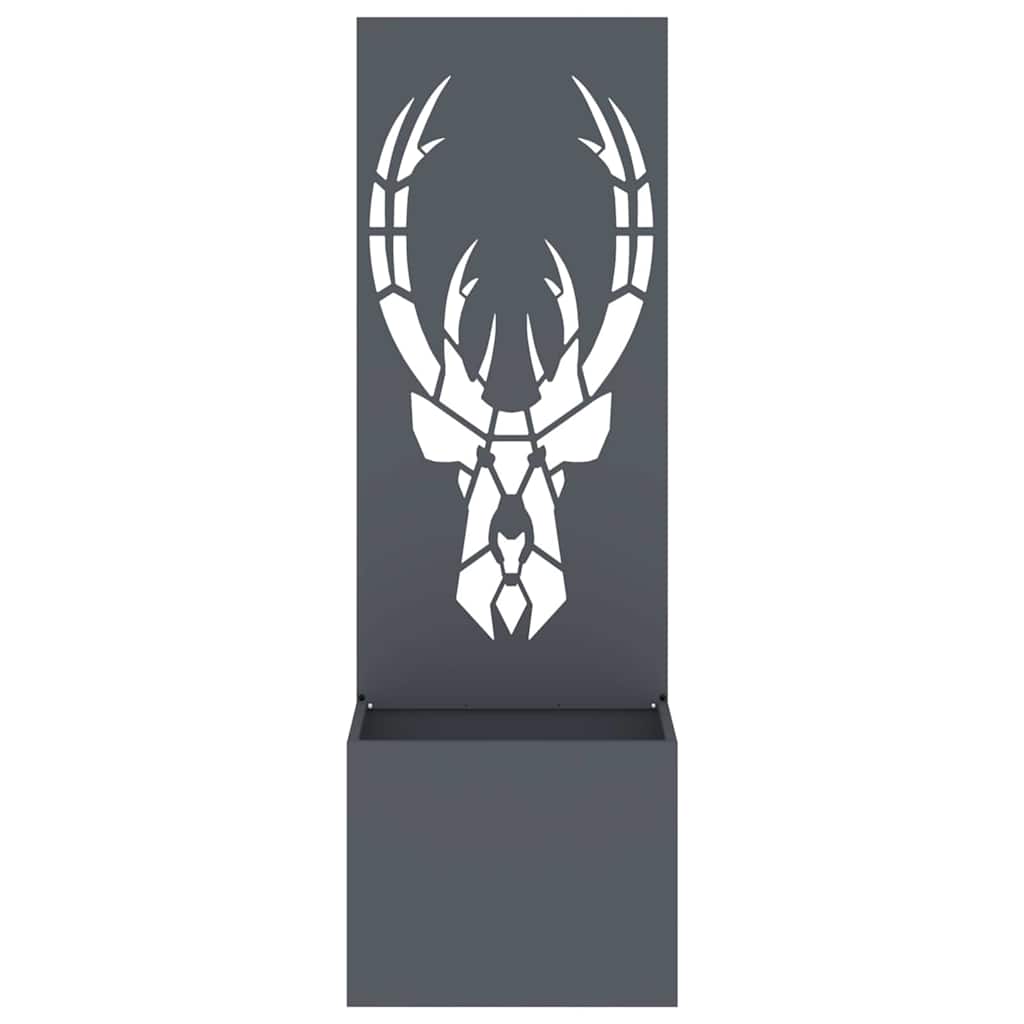 Garden Privacy Screen Animal Patterns Anthracite 50 x 140 cm