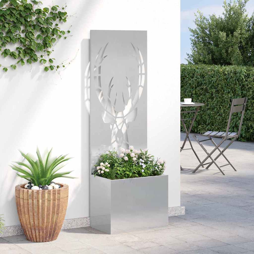 Sodo privatumo ekranas Gyvūnų raštai Sidabrinė 50 x 140 cm