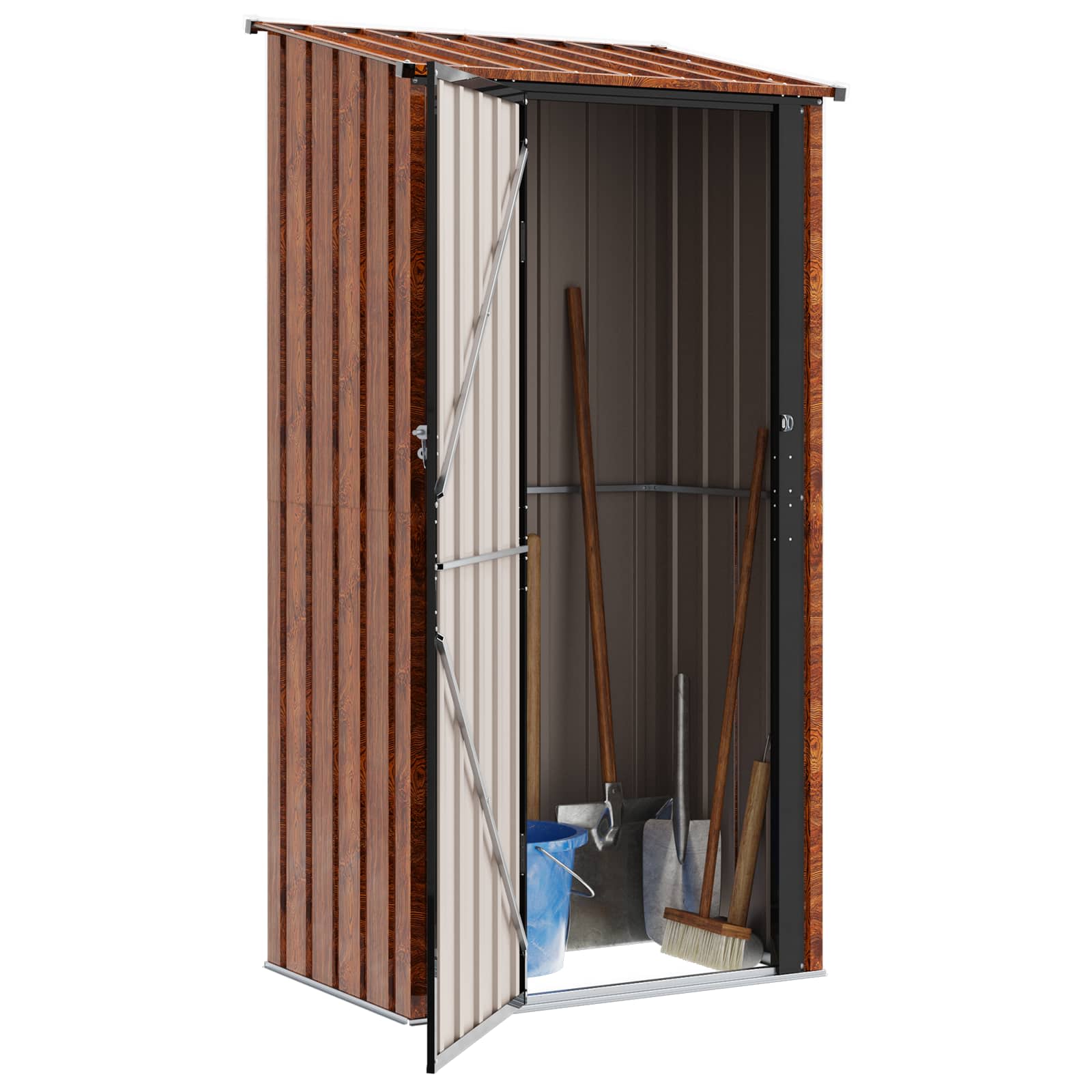 Sodo pašiūrės Ruda 103 x 74 x 200 cm Metalas